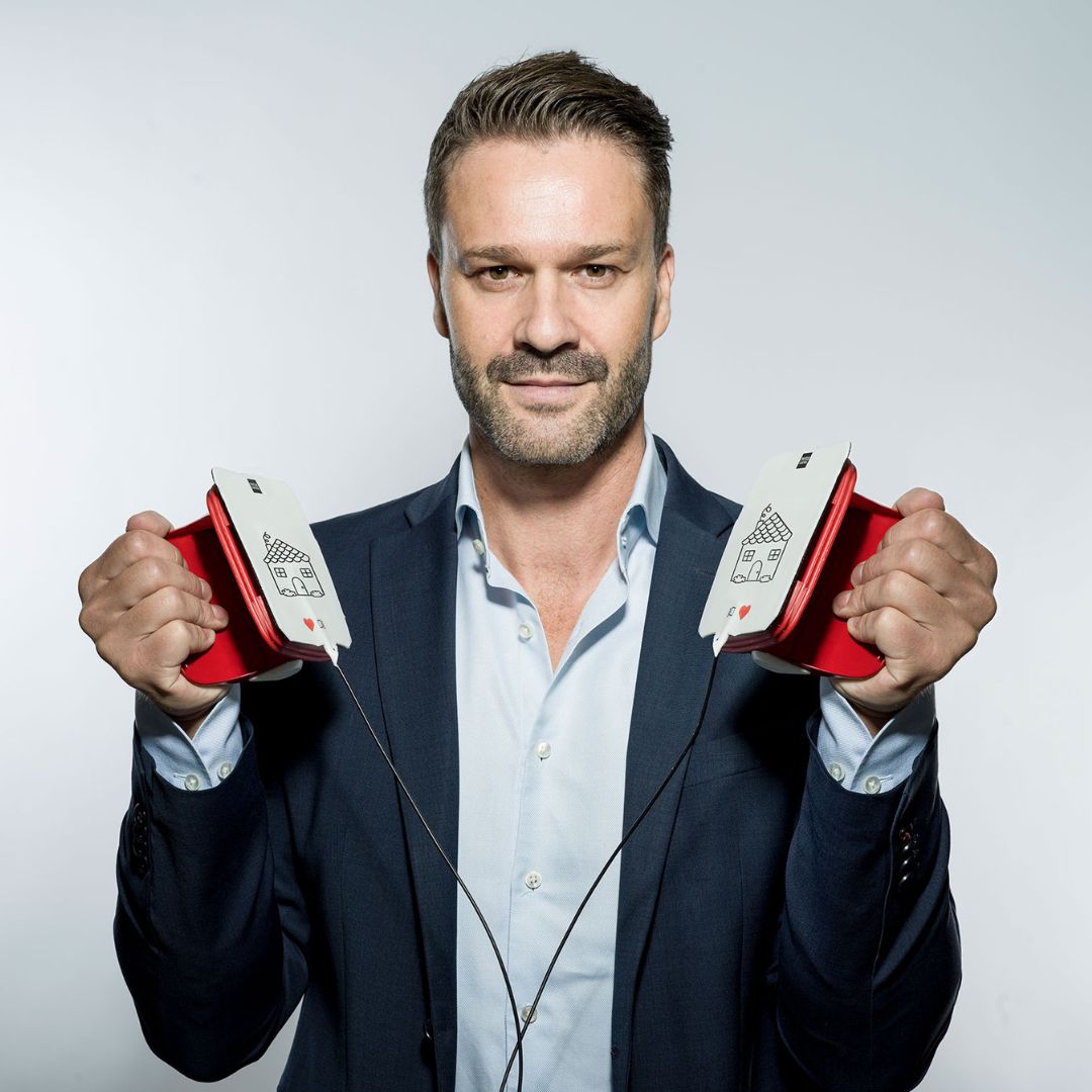 Mario Tribus – Dr. Haus, mit den Dr.-Haus-Karten